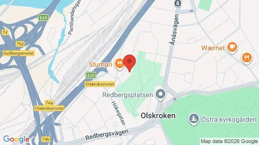 Lägenheter att hyra i Örgryte-Härlanda - kort over placeringen