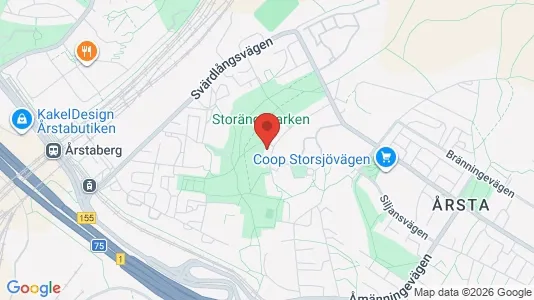 Lägenheter att hyra i Hammarbyhamnen - kort over placeringen