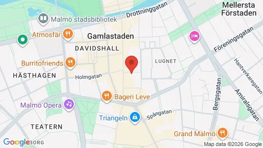 Lägenheter att hyra i Malmö Centrum - kort over placeringen