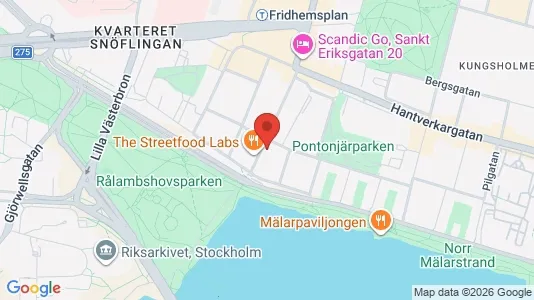 Lägenheter att hyra i Kungsholmen - kort over placeringen