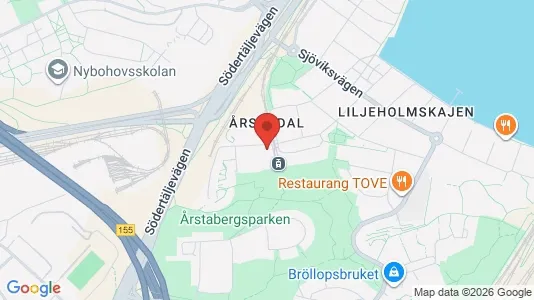 Lägenheter att hyra i Södermalm - kort over placeringen
