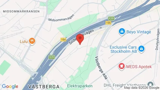 Lägenheter att hyra i Söderort - kort over placeringen