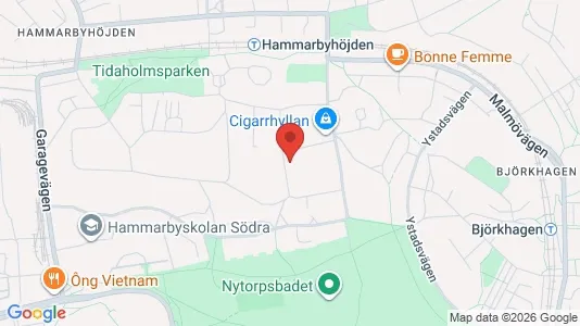 Lägenheter att hyra i Söderort - kort over placeringen
