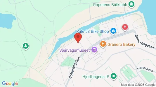Lägenheter att hyra i Gärdet/Djurgården - kort over placeringen