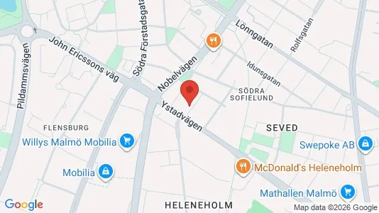 Lägenheter att hyra i Sofielund - kort over placeringen