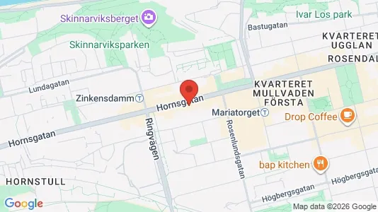 Lägenheter att hyra i Södermalm - kort over placeringen