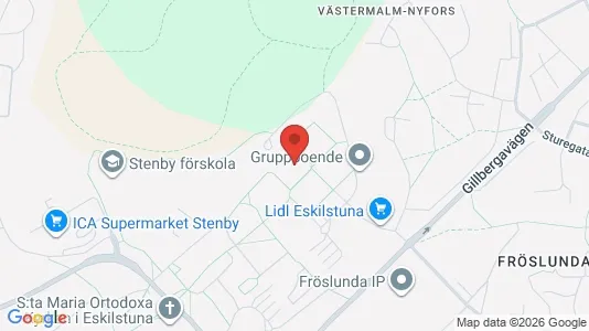 Lägenheter att hyra i Eskilstuna - kort over placeringen
