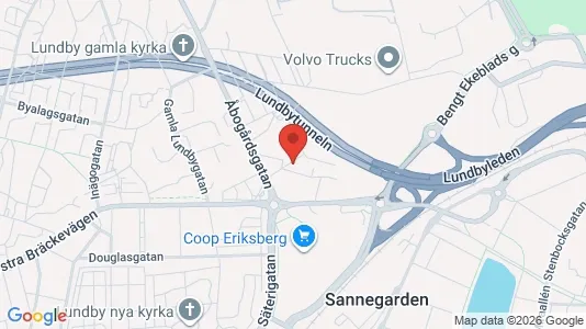 Lägenheter att hyra i Västra hisingen - kort over placeringen