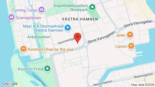 Lägenheter att hyra i Malmö Centrum - kort over placeringen