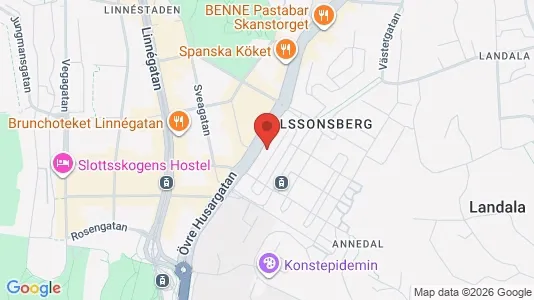 Lägenheter att hyra i Göteborg Centrum - kort over placeringen