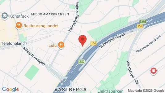 Lägenheter att hyra i Söderort - kort over placeringen
