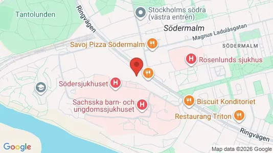 Lägenheter att hyra i Södermalm - kort over placeringen