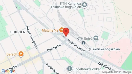 Lägenheter att hyra i Östermalm - kort over placeringen
