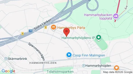 Lägenheter att hyra i Söderort - kort over placeringen