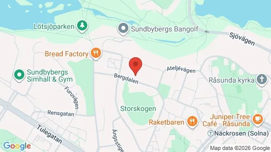 Lägenheter att hyra i Sundbyberg - kort over placeringen