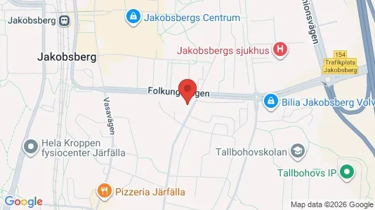 Lägenheter att hyra i Järfälla - kort over placeringen