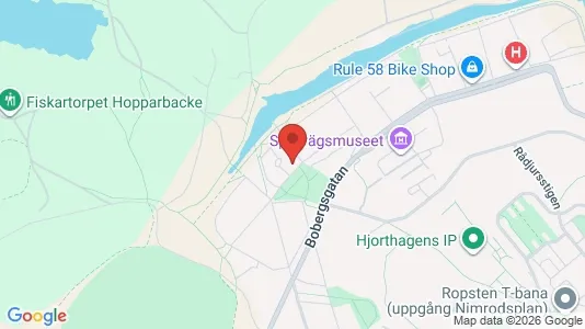 Lägenheter att hyra i Gärdet/Djurgården - kort over placeringen