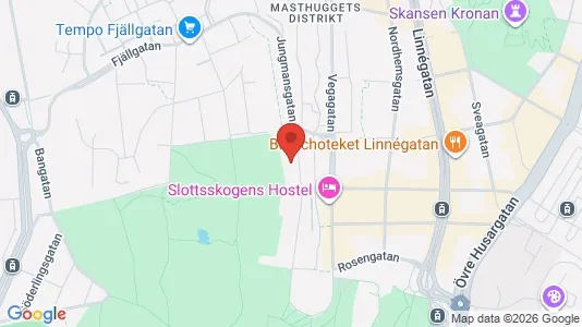 Lägenheter att hyra i Majorna-Linné - kort over placeringen