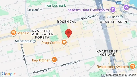 Lägenheter att hyra i Södermalm - kort over placeringen