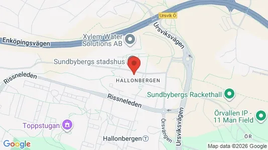 Lägenheter att hyra i Sundbyberg - kort over placeringen