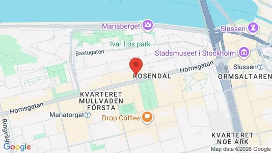 Lägenheter att hyra i Södermalm - kort over placeringen