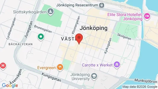 Lägenheter att hyra i Jönköping - kort over placeringen