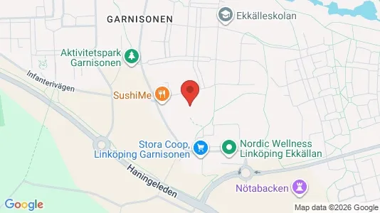 Lägenheter att hyra i Linköping - kort over placeringen