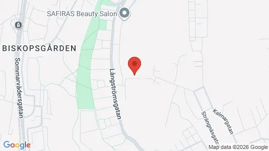 Lägenheter att hyra i Västra hisingen - kort over placeringen