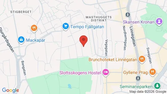 Lägenheter att hyra i Majorna-Linné - kort over placeringen