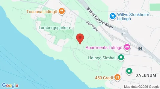 Lägenheter att hyra i Lidingö - kort over placeringen