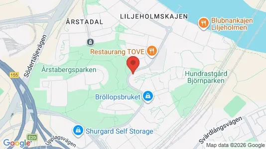 Lägenheter att hyra i Södermalm - kort over placeringen