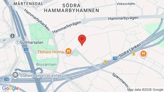 Lägenheter att hyra i Söderort - kort over placeringen
