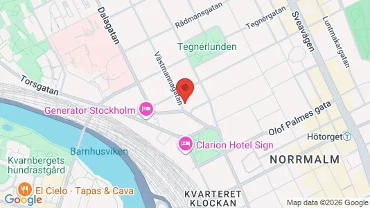 Lägenheter att hyra i Stockholm Innerstad - kort over placeringen
