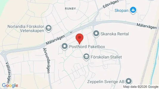Lägenheter att hyra i Upplands Väsby - kort over placeringen