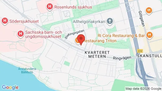 Lägenheter att hyra i Södermalm - kort over placeringen