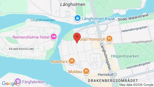 Lägenheter att hyra i Södermalm - kort over placeringen