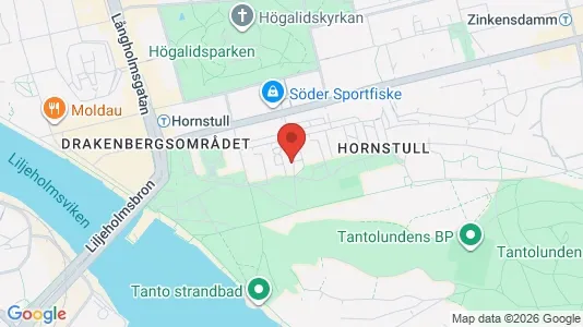 Lägenheter att hyra i Södermalm - kort over placeringen