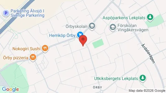 Lägenheter att hyra i Söderort - kort over placeringen