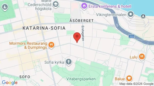 Lägenheter att hyra i Södermalm - kort over placeringen
