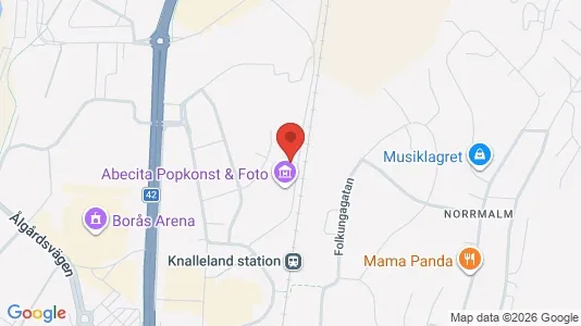Lägenheter att hyra i Borås - kort over placeringen