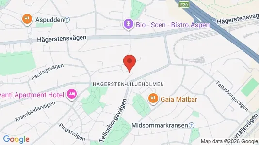Lägenheter att hyra i Söderort - kort over placeringen
