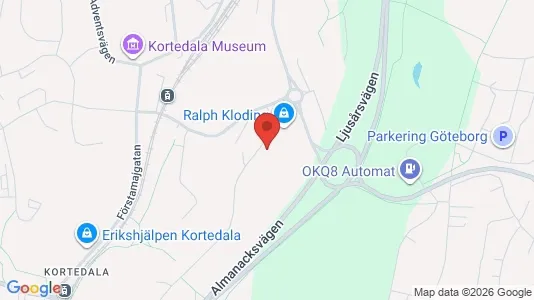 Lägenheter att hyra i Göteborg Östra - kort over placeringen