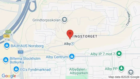 Lägenheter att hyra i Botkyrka - kort over placeringen