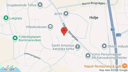 Lägenheter att hyra i Olofström - kort over placeringen