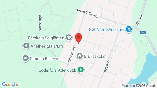 Lägenheter att hyra i Tierp - kort over placeringen