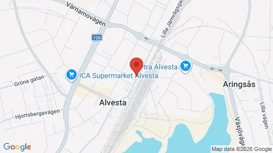 Lägenheter att hyra i Alvesta - Bild från Google Street View