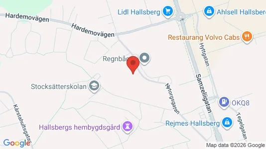Lägenheter att hyra i Hallsberg - kort over placeringen