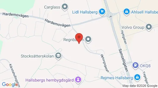 Lägenheter att hyra i Hallsberg - kort over placeringen