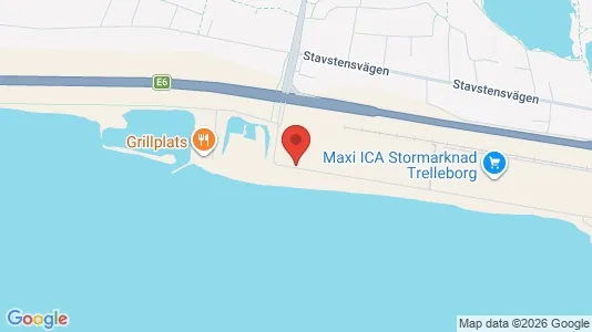 Lägenheter att hyra i Trelleborg - kort over placeringen