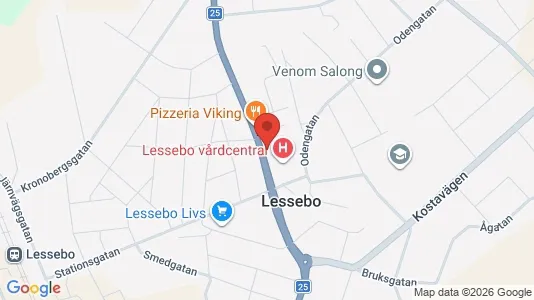 Lägenheter att hyra i Lessebo - Bild från Google Street View